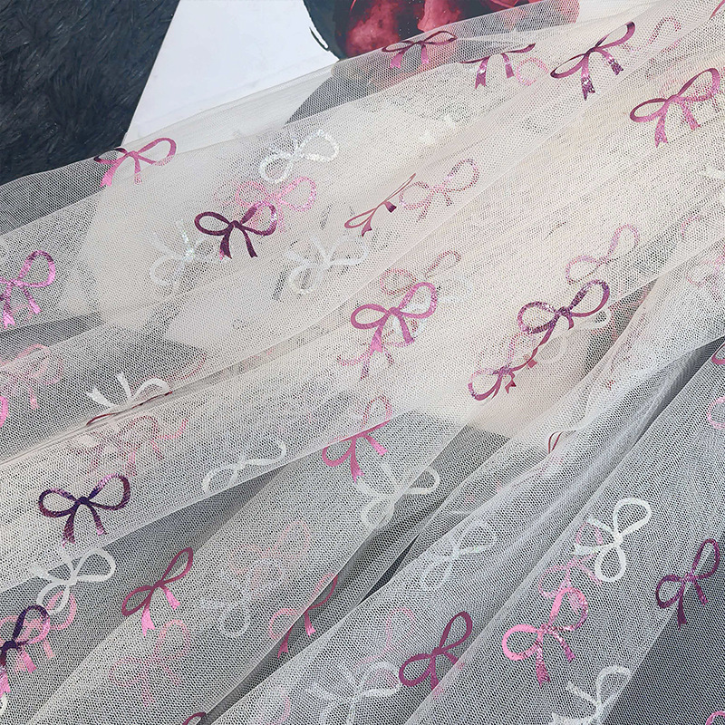 Table Runner - Tissu en tulle à nœuds papillon