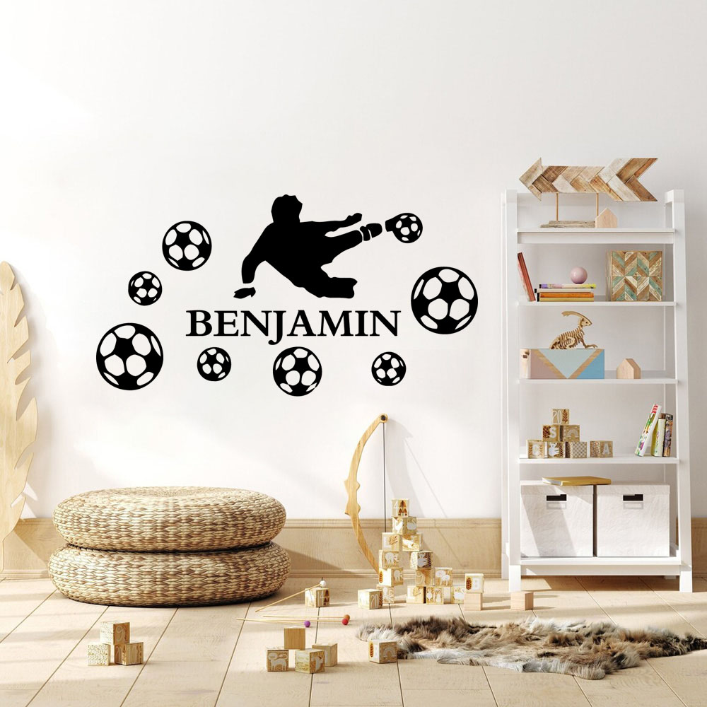 Wall Sticker - Autocollants muraux avec nom personnalisé pour