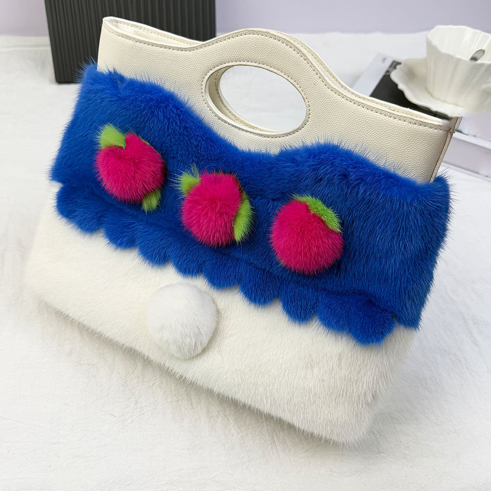 Interior Design High End - Sac fourre-tout de luxe en fourrure