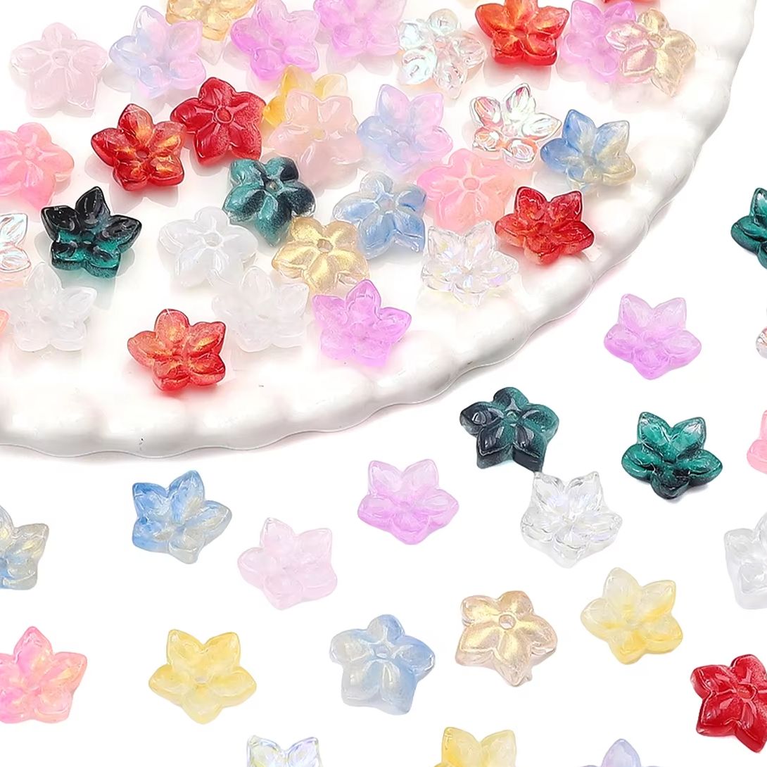 Vase Decor - Perles en verre colorées en forme