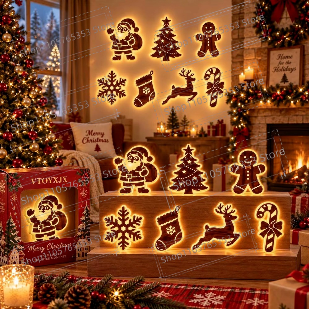 Décor de Noël 2027, renne lumi - Wall Sticker avis et prix