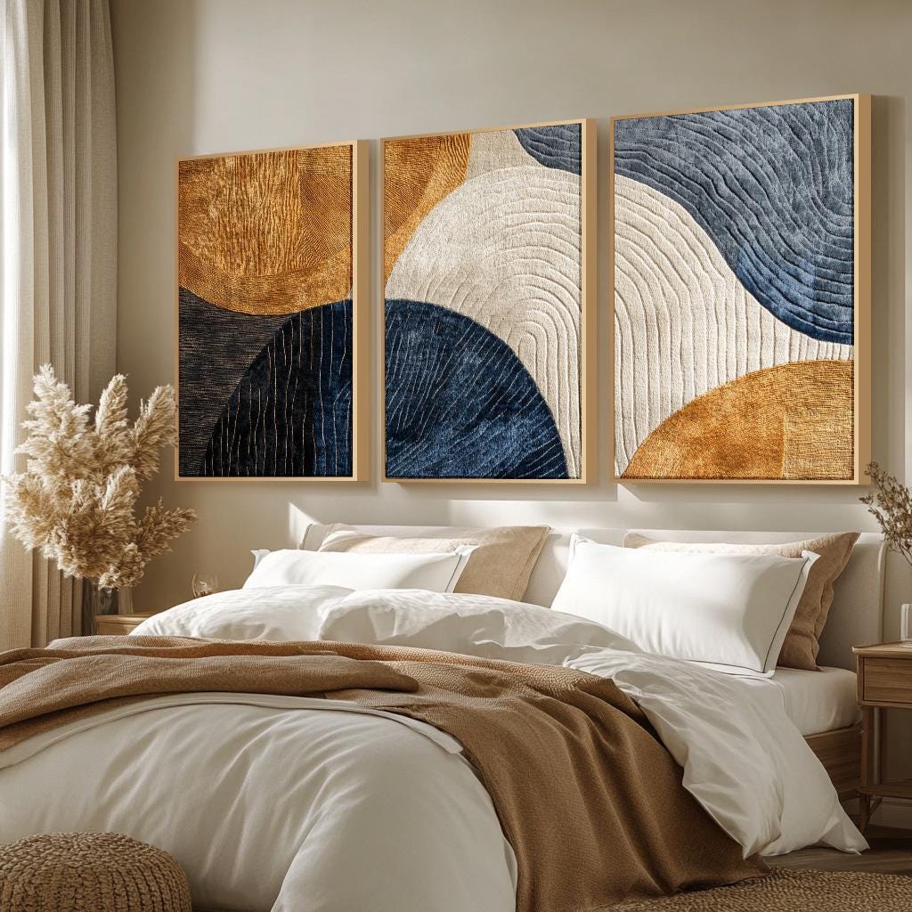Lot de 3 tableaux sur toile sa - Abstract Canvas Set avis et prix