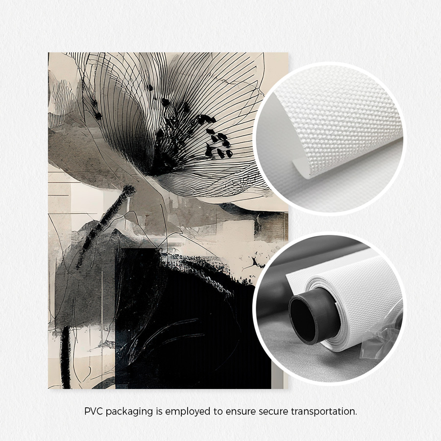 Lot de 3 tableaux sans cadre,  - Abstract Canvas Set avis et prix