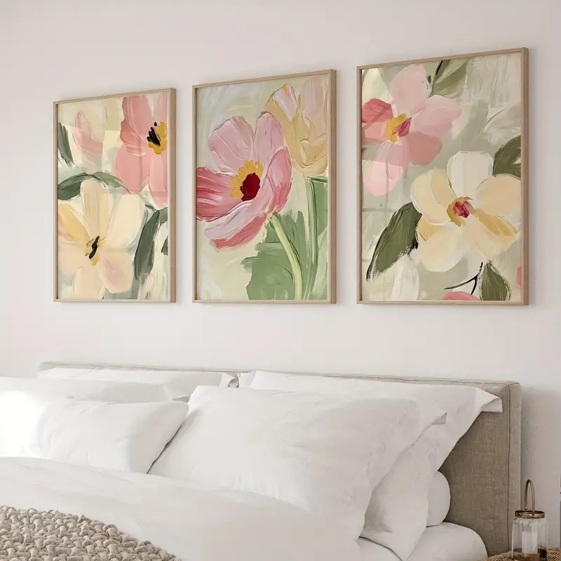 Affiches en toile florale Past - Abstract Canvas Set avis et prix