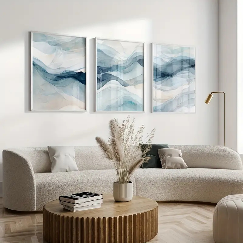 3 pièces/ensemble moderne abst - Abstract Canvas Set avis et prix