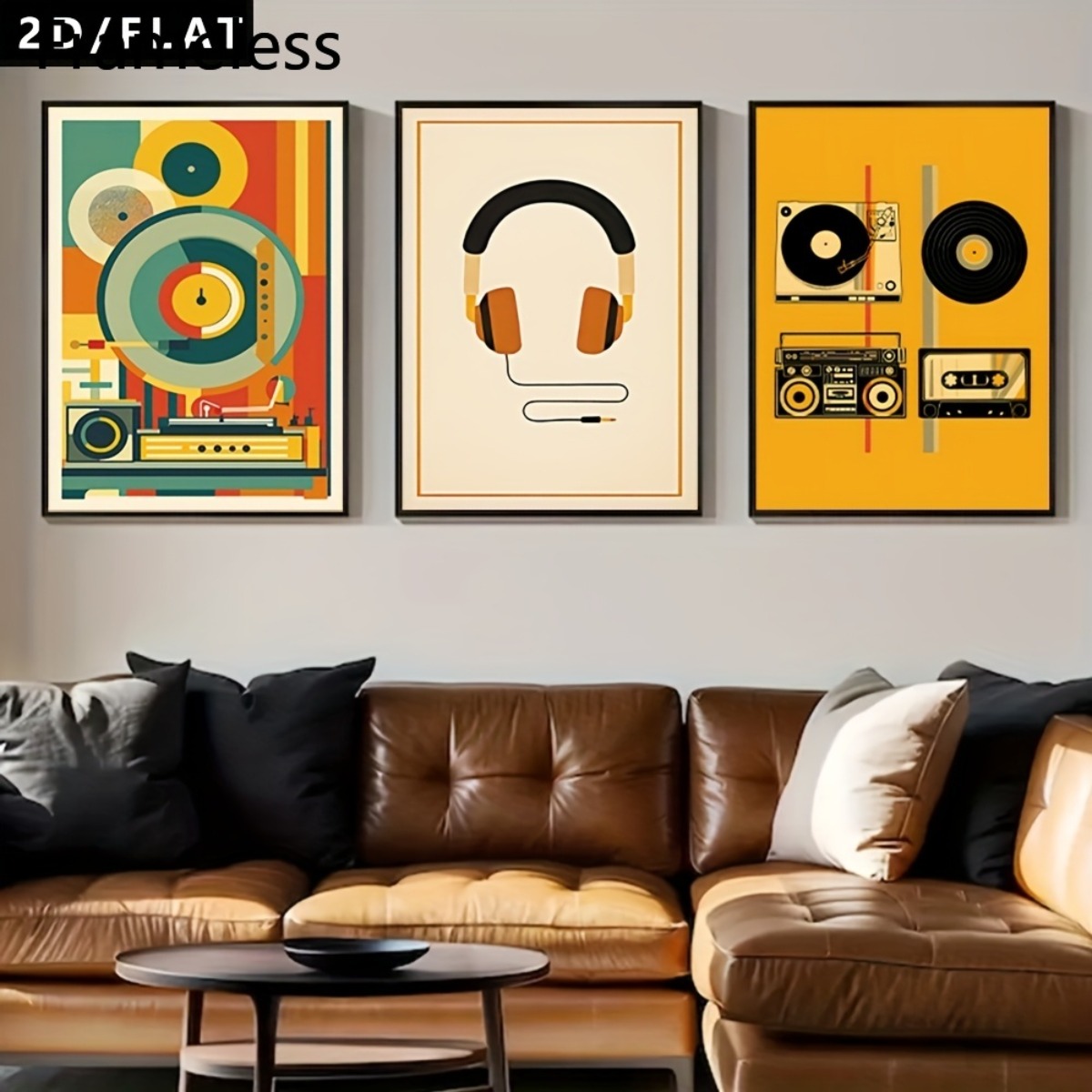 (NoFrame 3PCS) – Ensemble de 3 - Abstract Canvas Set avis et prix