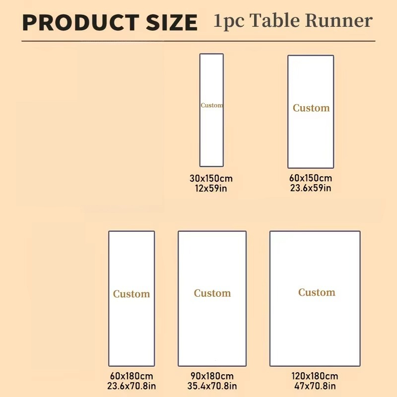 Nappes en polyester personnali - Table Runner avis et prix