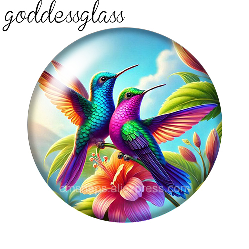 Cabochons en verre photo ronds - Vase Decor avis et prix