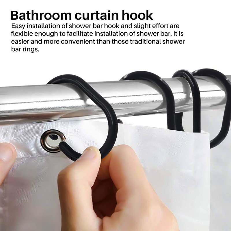 24 anneaux de rideau de douche - Curtain Curtain avis et prix