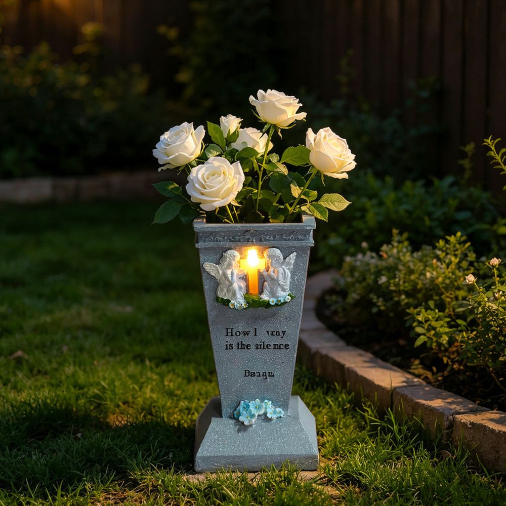 Vase solaire en résine en form - Vase Decor avis et prix