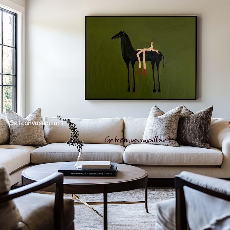 Impression sur toile d'art mur - Interior Design Living Room avis et prix