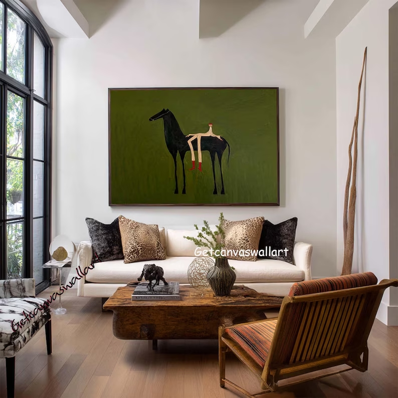 Impression sur toile d'art mur - Interior Design Living Room avis et prix
